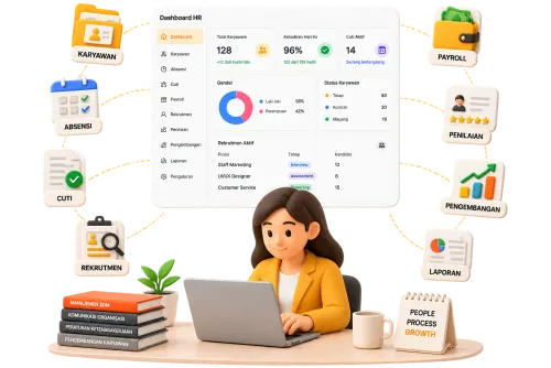 Ilustrasi HR Dashboard